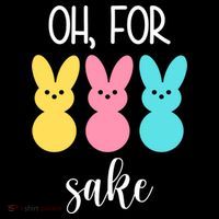 Oh For Peeps Sake Easter Funny Cute Backpack thumb 2