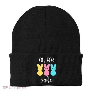 Oh For Peeps Sake Easter Funny Cute Beanie