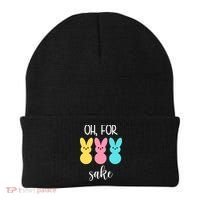 Oh For Peeps Sake Easter Funny Cute Beanie thumb 0