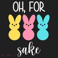 Oh For Peeps Sake Easter Funny Cute Beanie thumb 2