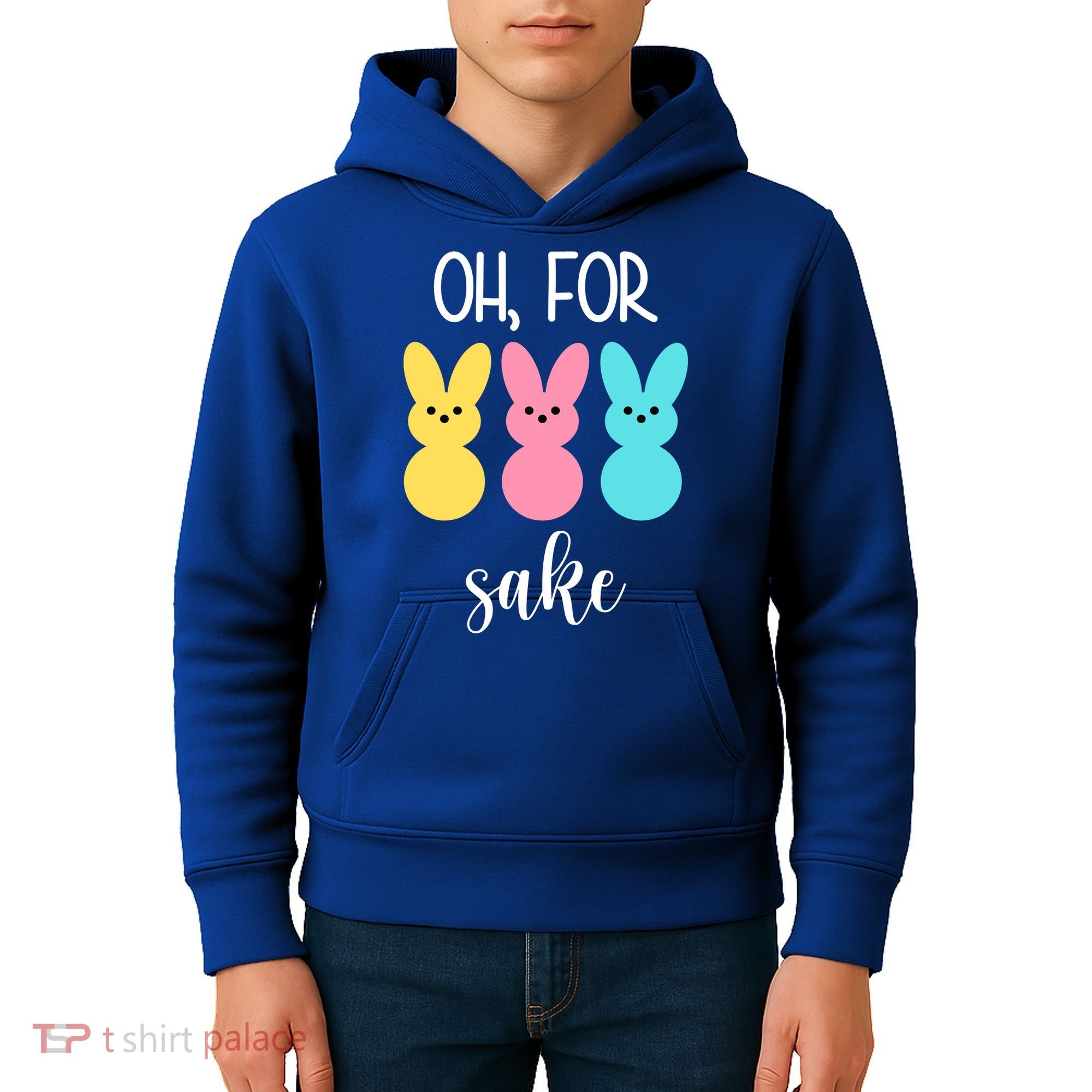 Oh For Peeps Sake Easter Funny Cute Kids Hoodie