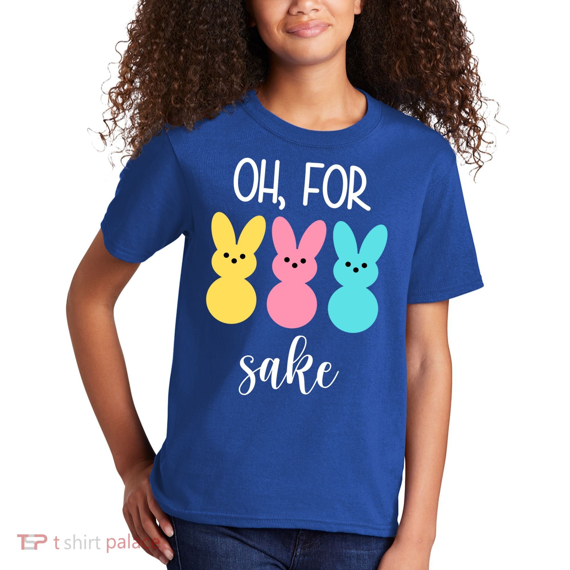 Oh For Peeps Sake Easter Funny Cute Kids T-Shirt