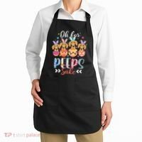 Oh For Peeps Sake Funny Easter Dachshund Bunny Ear Egg Apron thumb 2