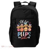 Oh For Peeps Sake Funny Easter Dachshund Bunny Ear Egg Backpack thumb 0