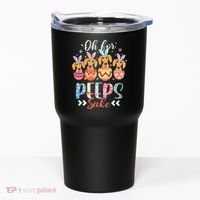 Oh For Peeps Sake Funny Easter Dachshund Bunny Ear Egg Tumbler thumb 0