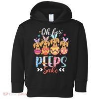 Oh For Peeps Sake Funny Easter Dachshund Bunny Ear Egg Toddler Hoodie thumb 0