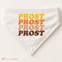Oktoberfest Funny Prost USA-Made Doggie Bandana thumb 0
