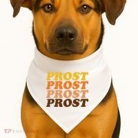 Oktoberfest Funny Prost USA-Made Doggie Bandana thumb 1