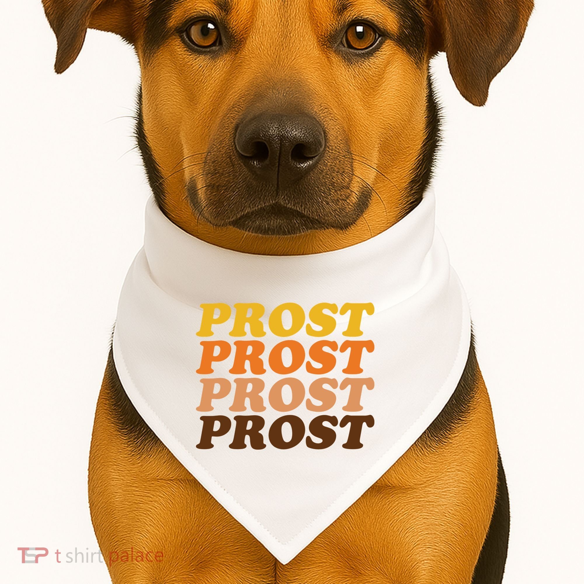 Oktoberfest Funny Prost USA-Made Doggie Bandana