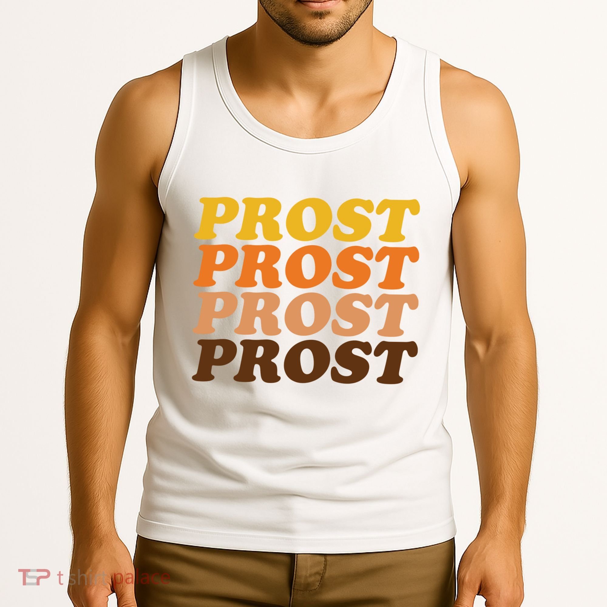 Oktoberfest Funny Prost Tank Top