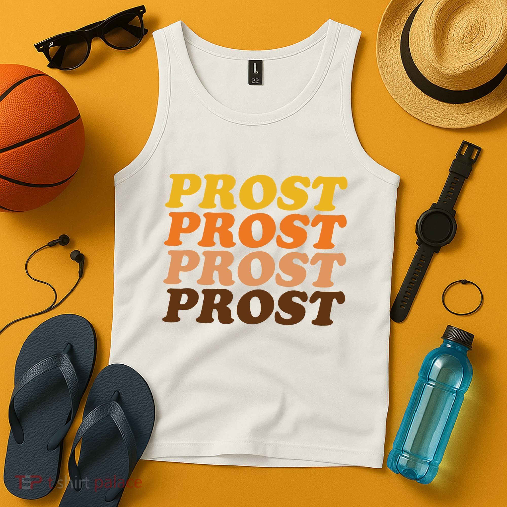 Oktoberfest Funny Prost Tank Top