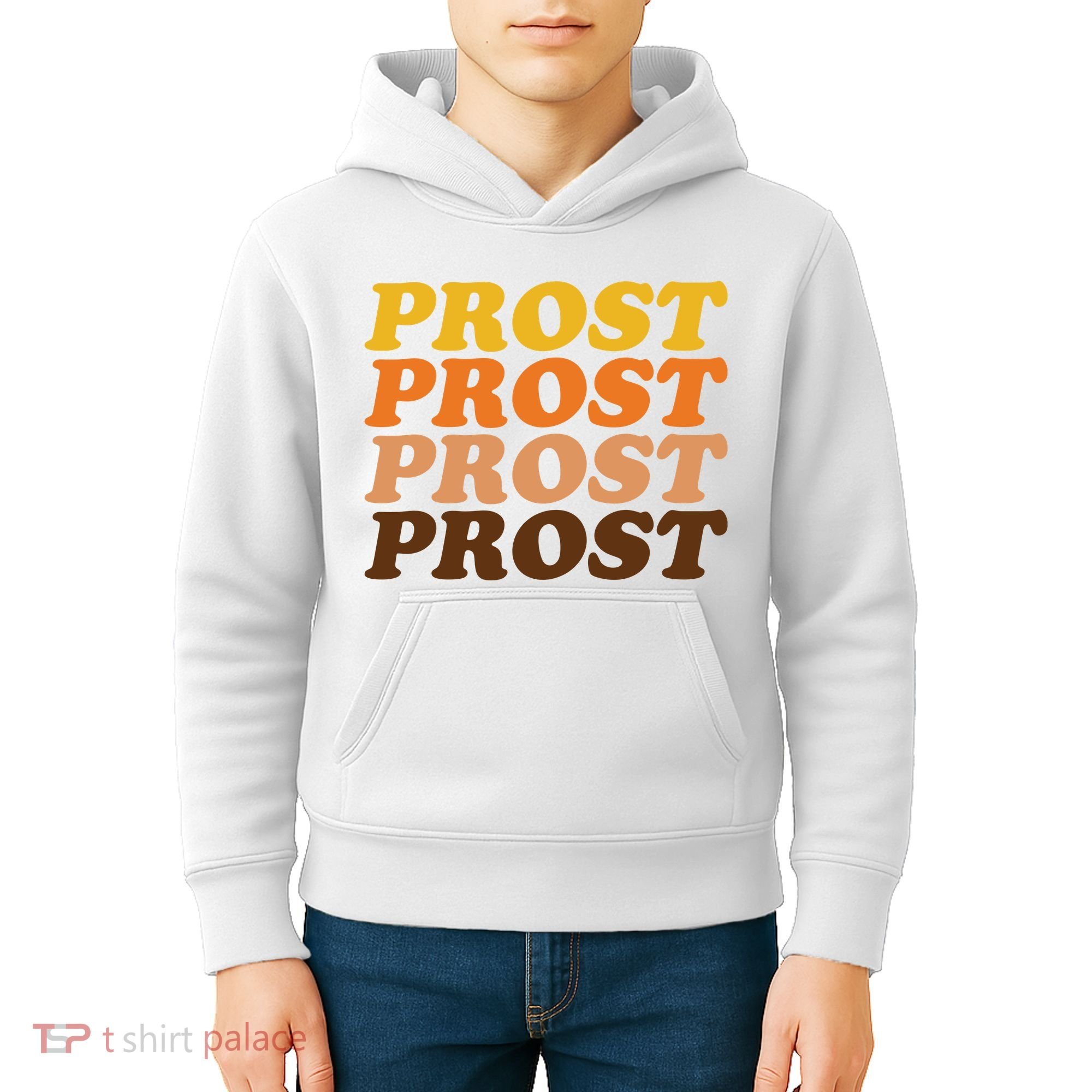 Oktoberfest Funny Prost Kids Hoodie