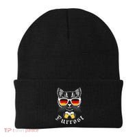 Oktoberfest Funny Prost Pun Purrost Cat Beanie thumb 0