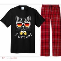 Oktoberfest Funny Prost Pun Purrost Cat Pajama Set thumb 0