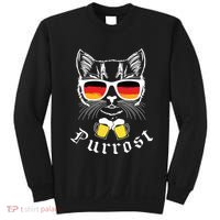 Oktoberfest Funny Prost Pun Purrost Cat Sweatshirt thumb 0