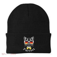 Oktoberfest Funny Prost Pun Purrost Cat Beanie thumb 0