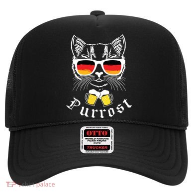 Oktoberfest Funny Prost Pun Purrost Cat Hat