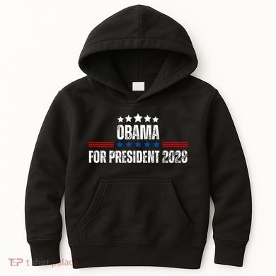 Obama For President 2028 Kids Hoodie
