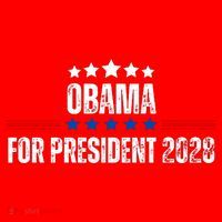 Obama For President 2028 Santa Hat thumb 1