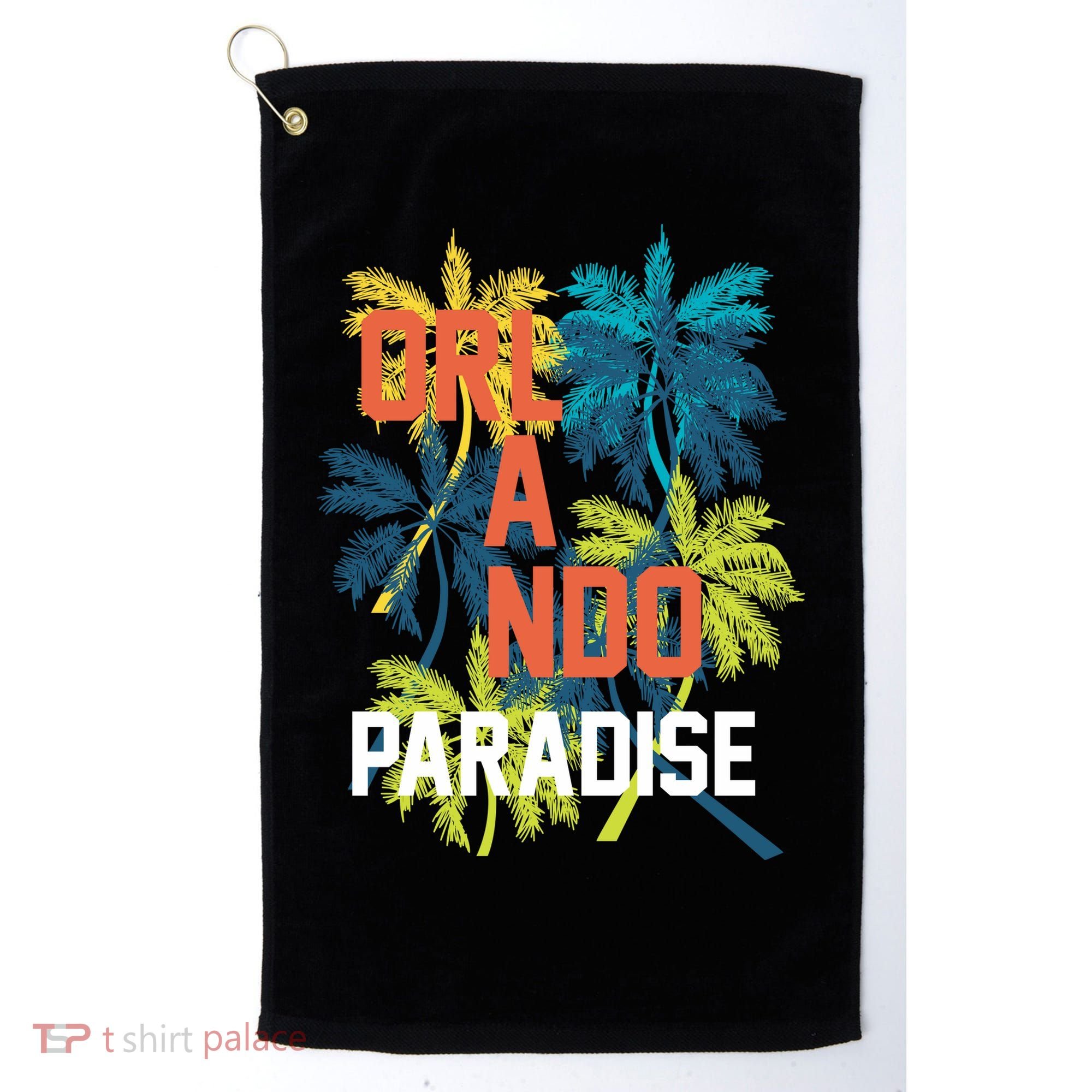 Orlando Florida Paradise Golf Towel