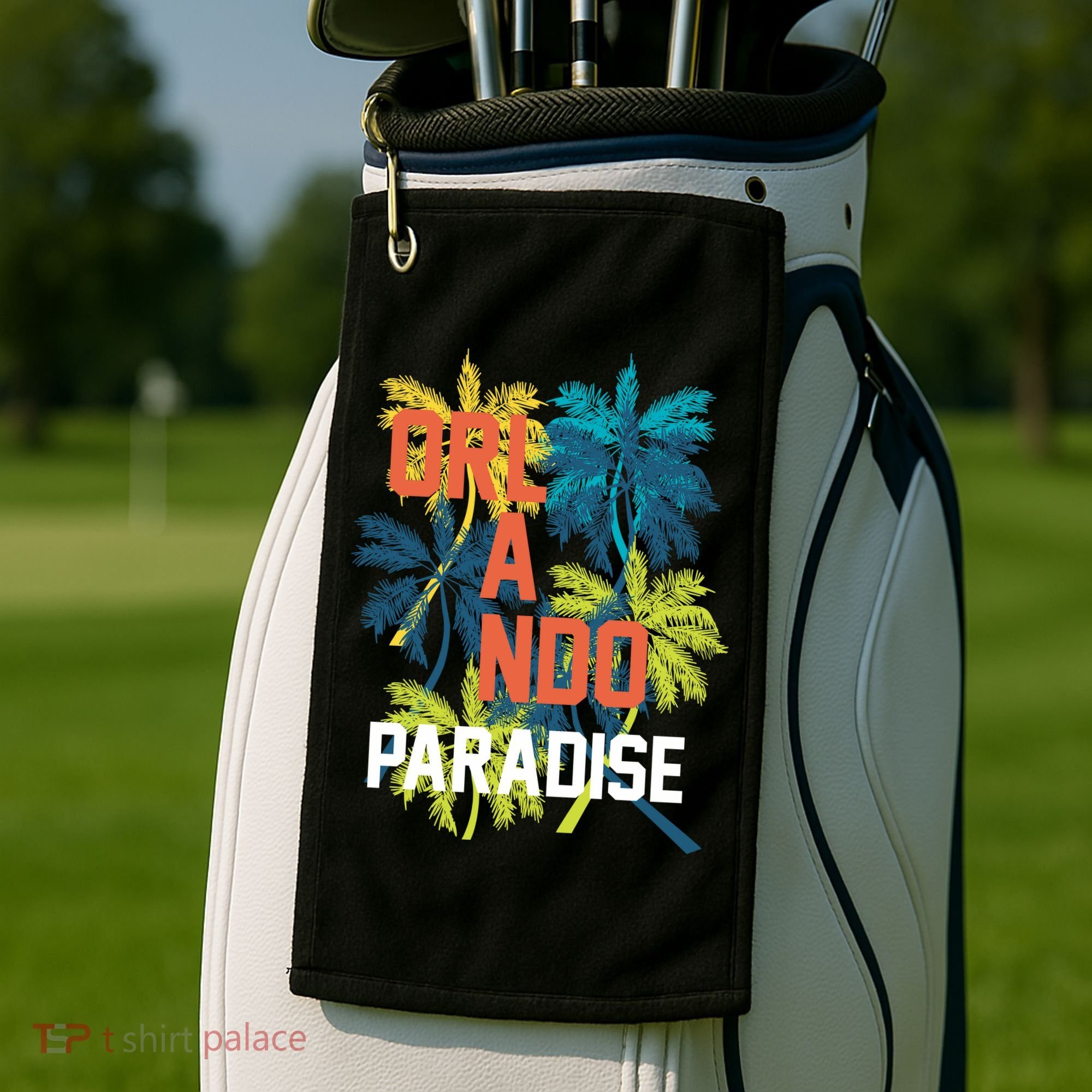 Orlando Florida Paradise Golf Towel