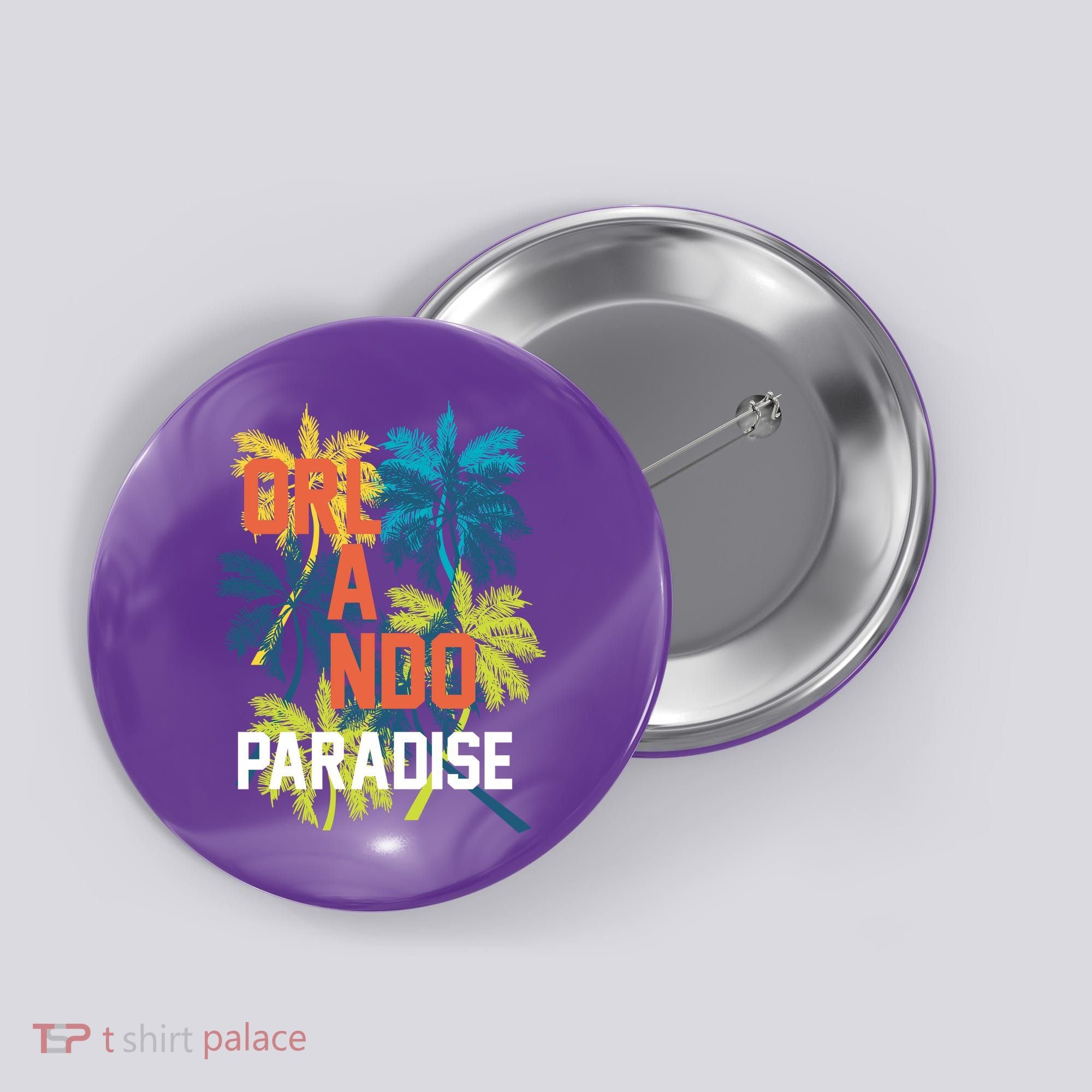 Orlando Florida Paradise Button