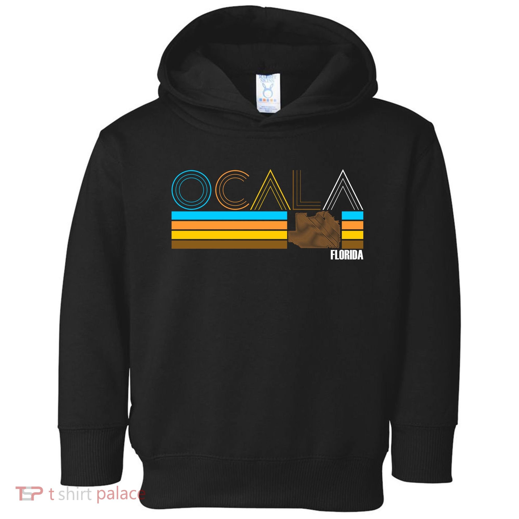 Ocala Florida Retro Toddler Hoodie