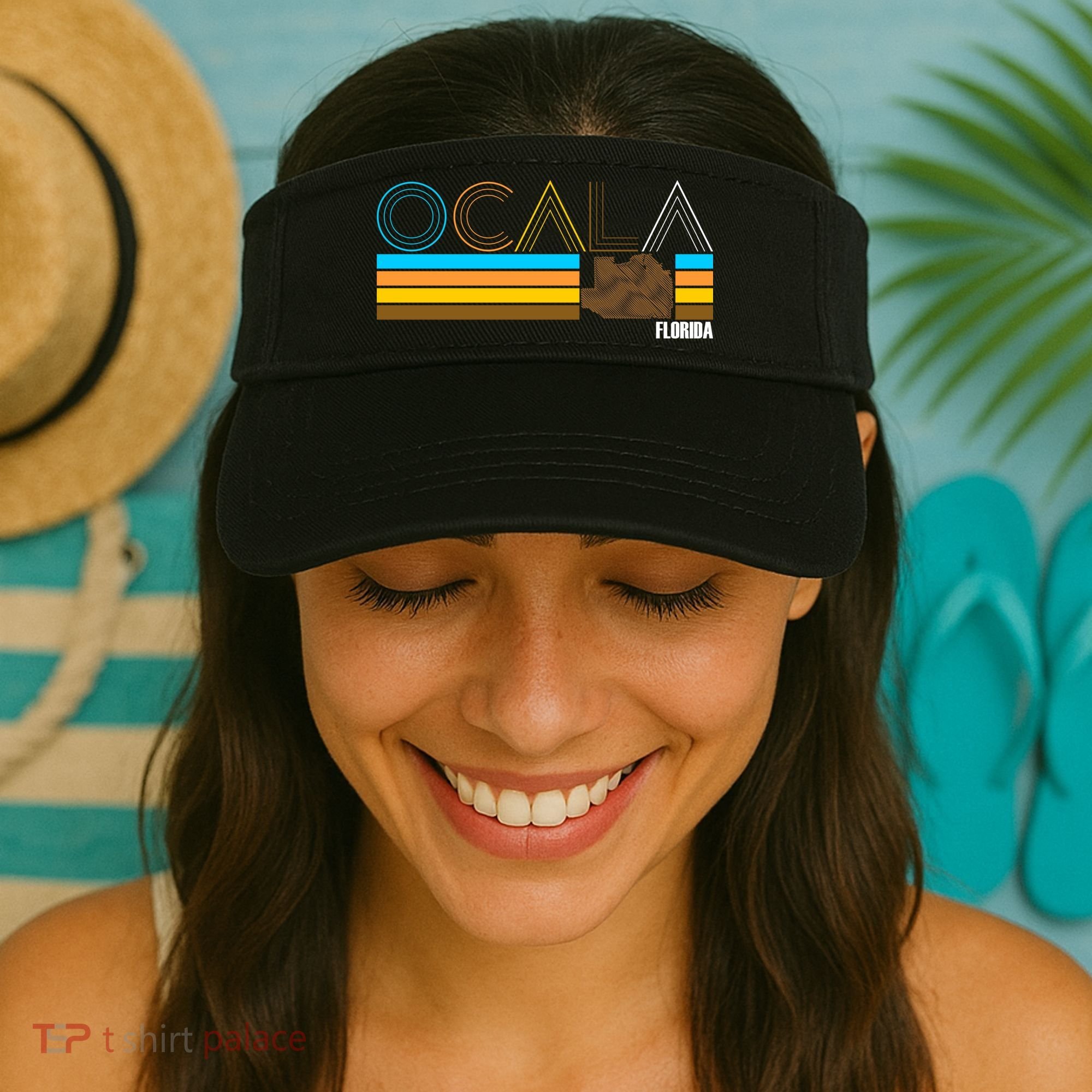 Ocala Florida Retro Visor