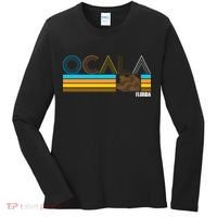 Ocala Florida Retro Women's Long Sleeve Shirt thumb 0