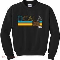 Ocala Florida Retro Kids Sweatshirt thumb 0