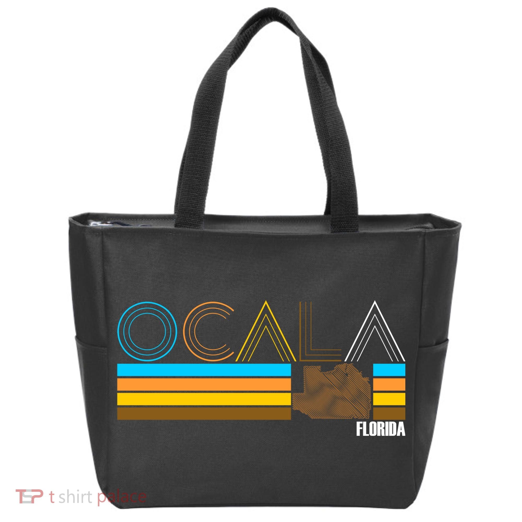 Ocala Florida Retro Tote Bag