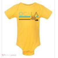 Ocala Florida Retro Baby Bodysuit thumb 0