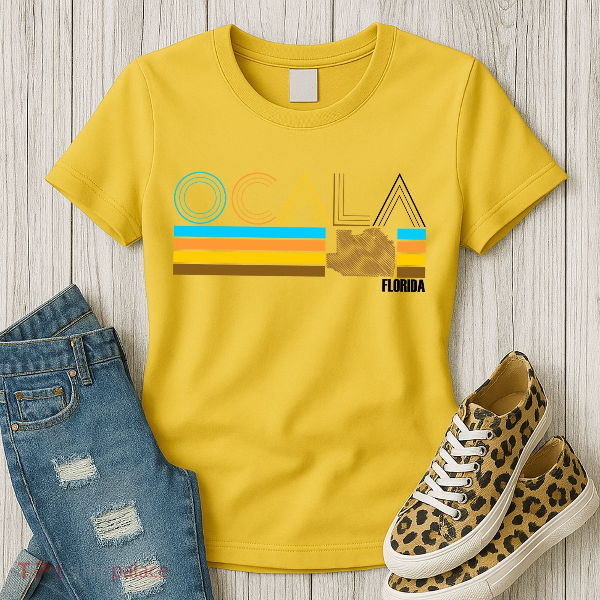 Ocala Florida Retro Women's T-Shirt