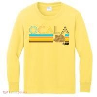 Ocala Florida Retro Kids Long Sleeve Shirt thumb 0