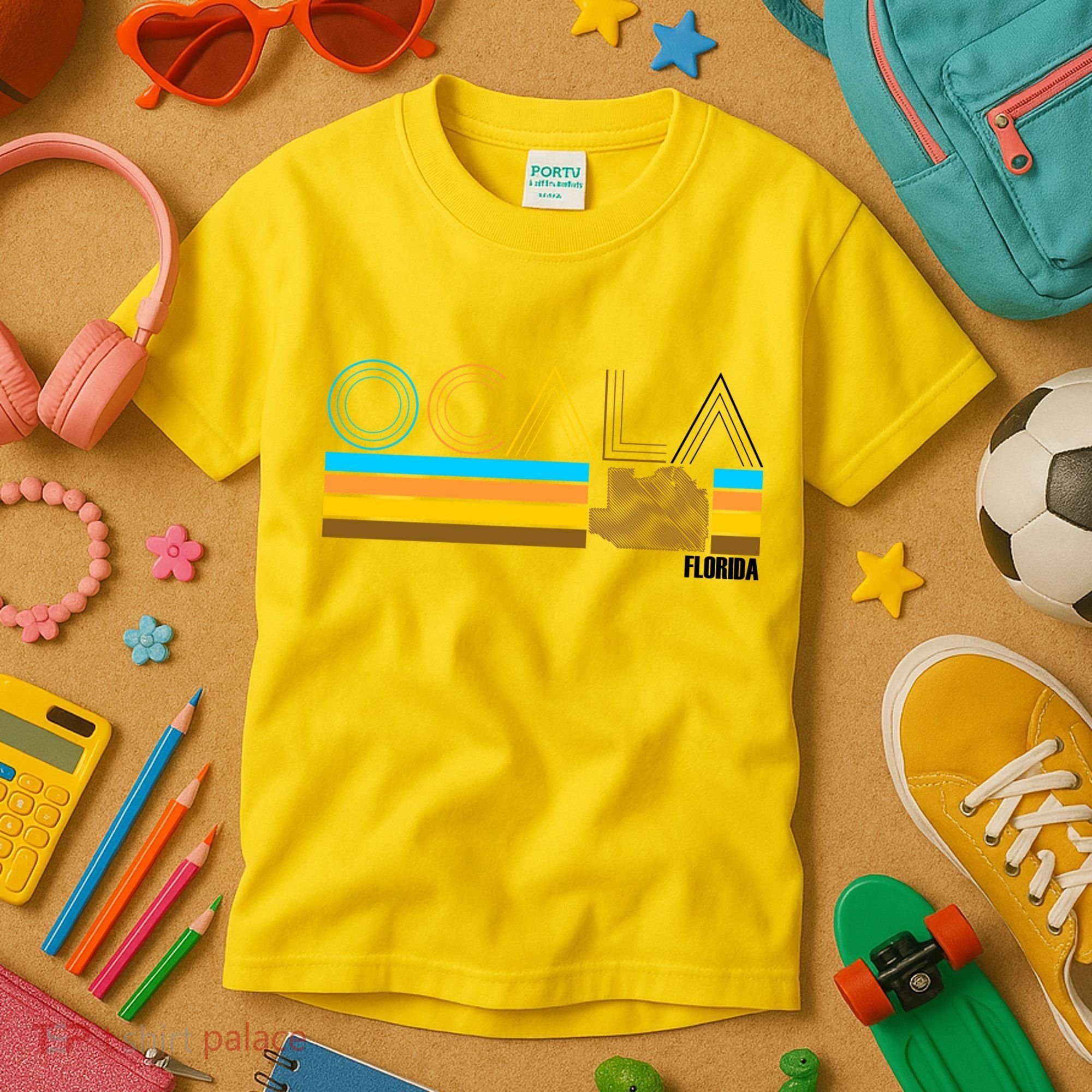 Ocala Florida Retro Kids T-Shirt
