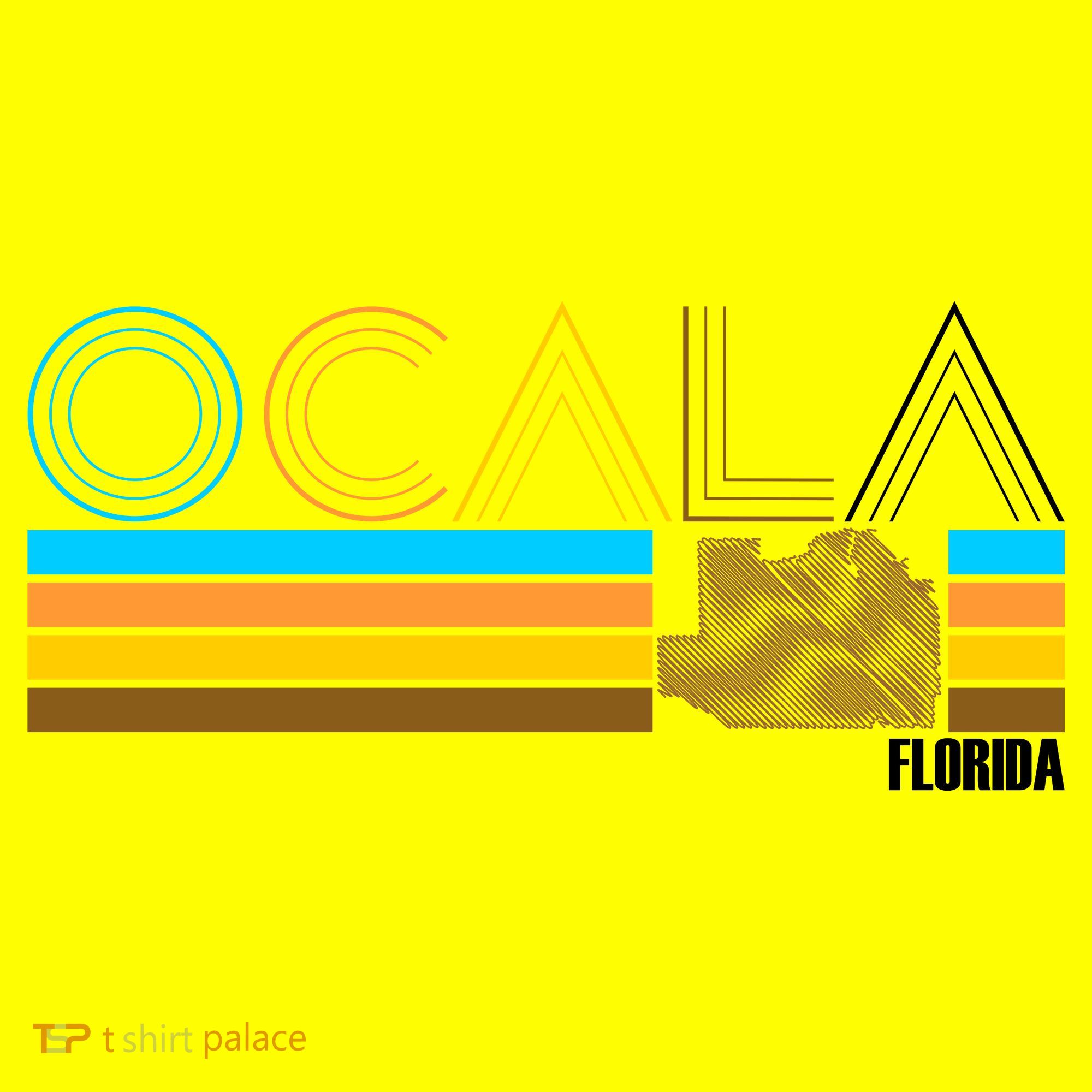 Ocala Florida Retro Kids T-Shirt