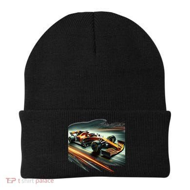 Orange Formula Racing Car Beanie