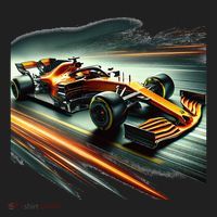 Orange Formula Racing Car Hat thumb 2
