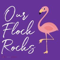 Our Flock Rocks Flamingo Lover Funny Cute Toddler Hoodie thumb 2
