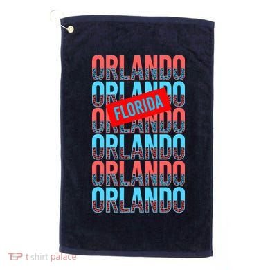 Orlando Florida Repeat Golf Towel