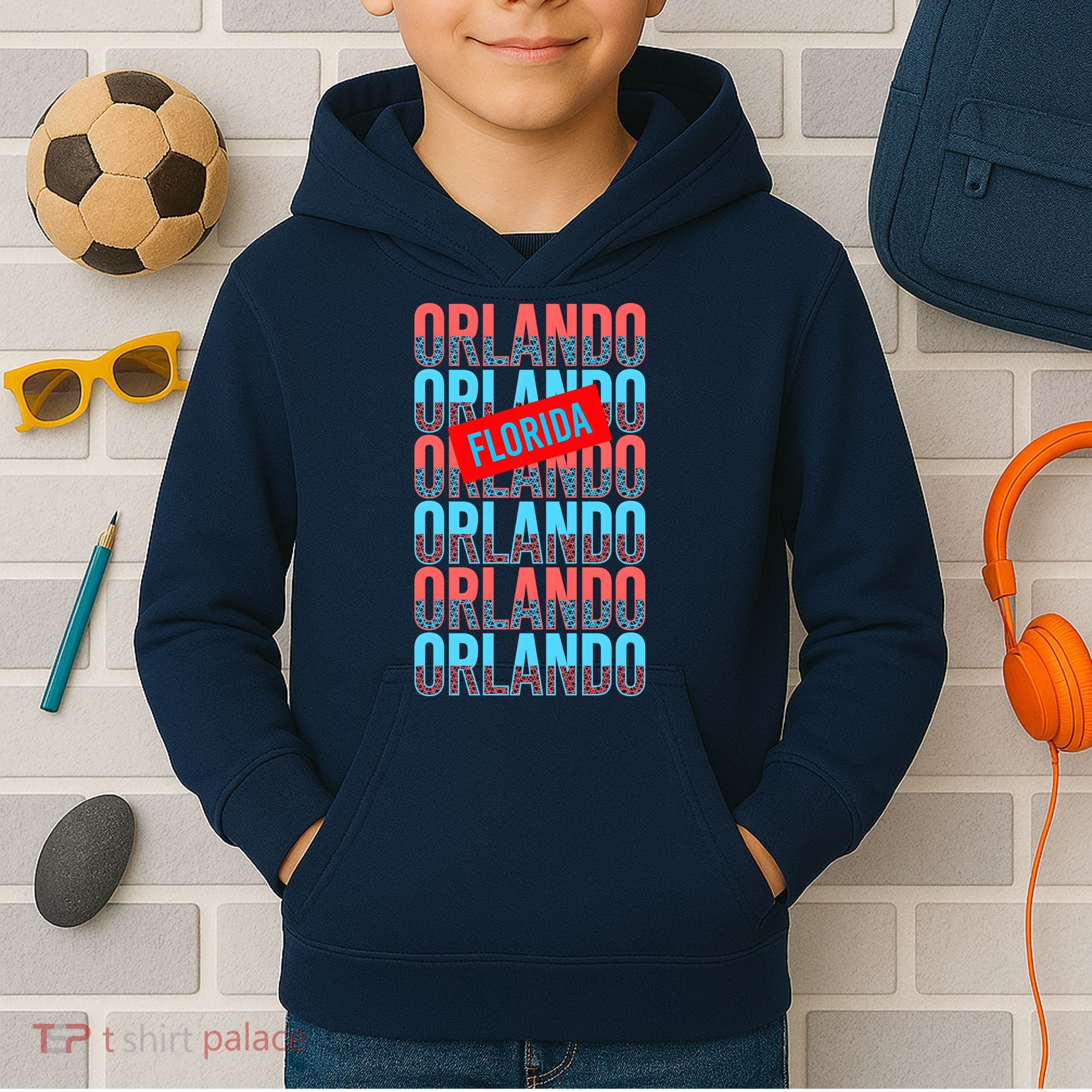 Orlando Florida Repeat Kids Hoodie