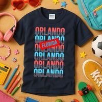 Orlando Florida Repeat Kids T-Shirt thumb 3