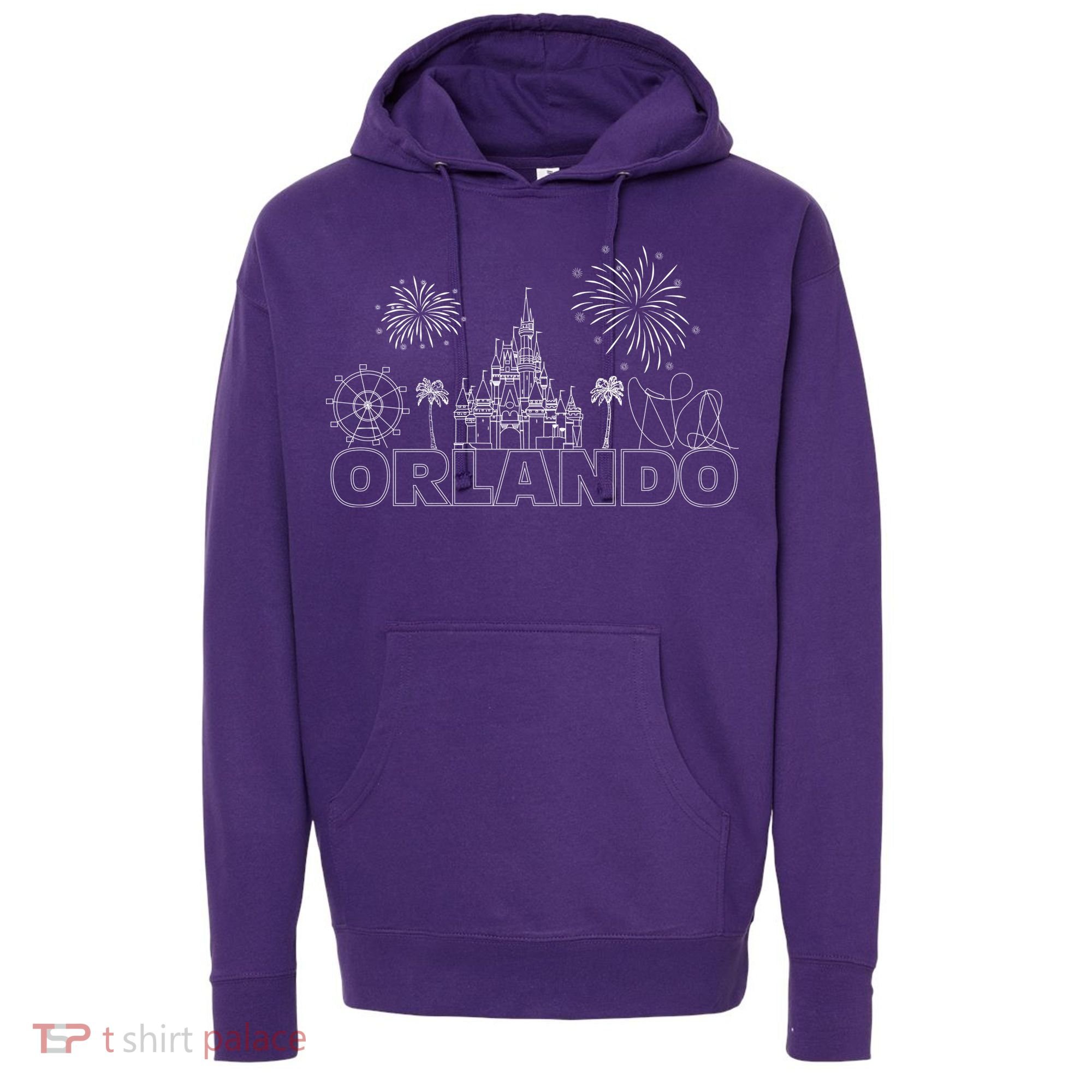 Orlando Florida Retroactive Skyline Hoodie