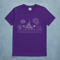 Orlando Florida Retroactive Skyline T-Shirt thumb 5