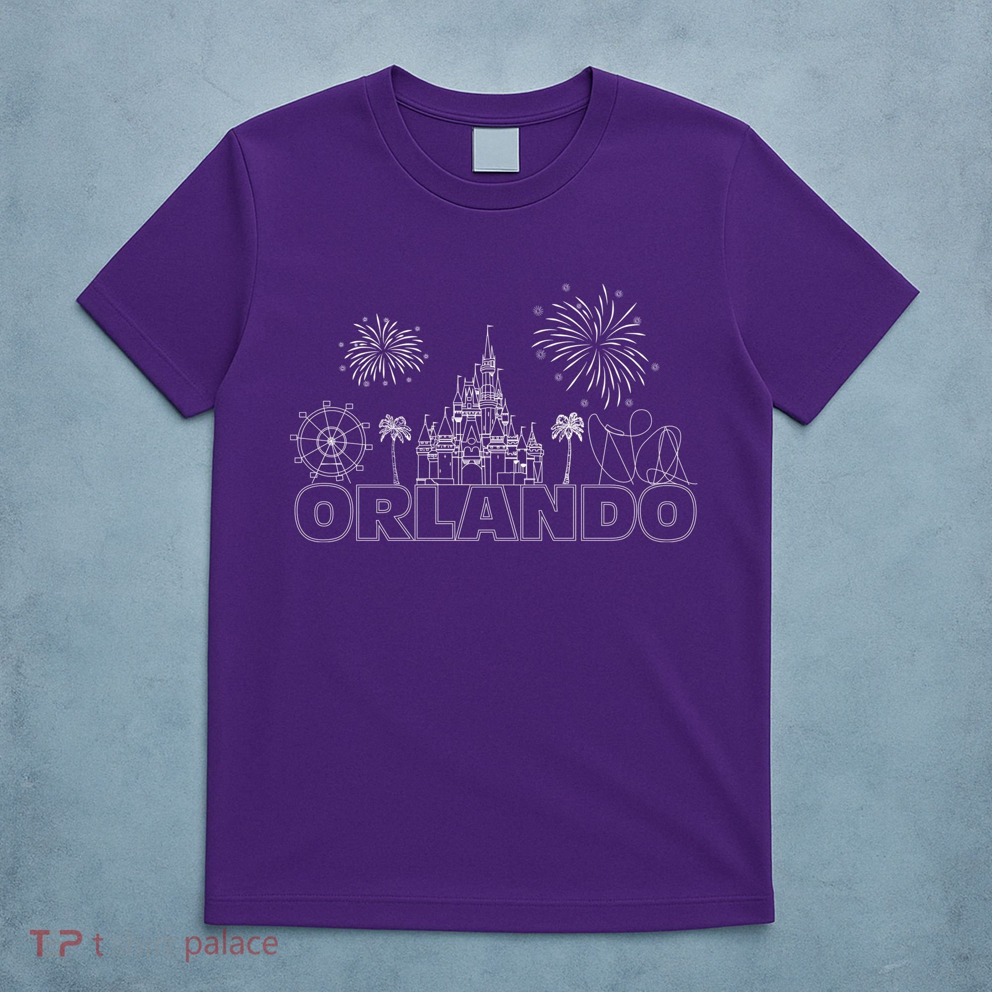 Orlando Florida Retroactive Skyline T-Shirt