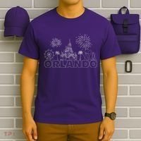 Orlando Florida Retroactive Skyline T-Shirt thumb 6