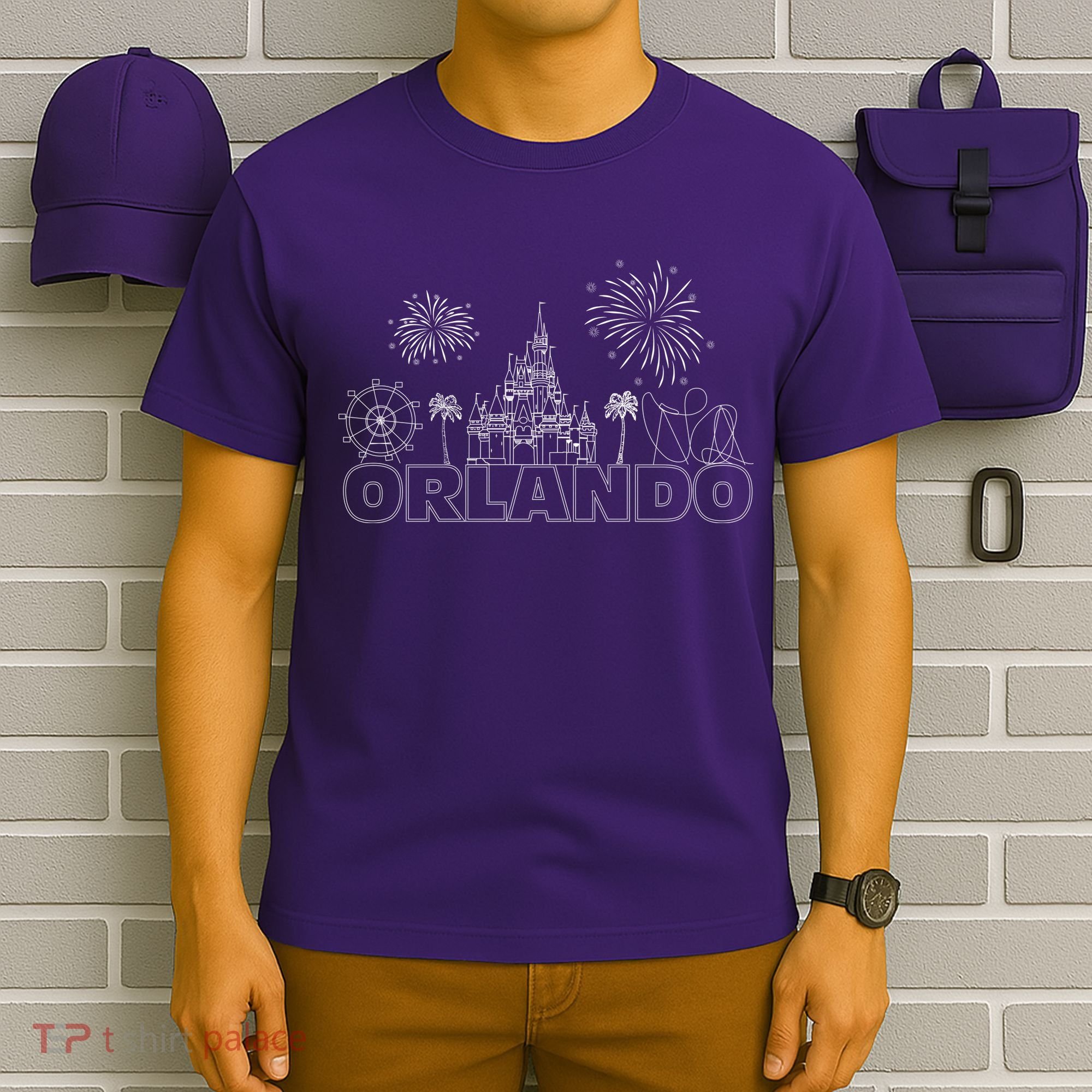 Orlando Florida Retroactive Skyline T-Shirt
