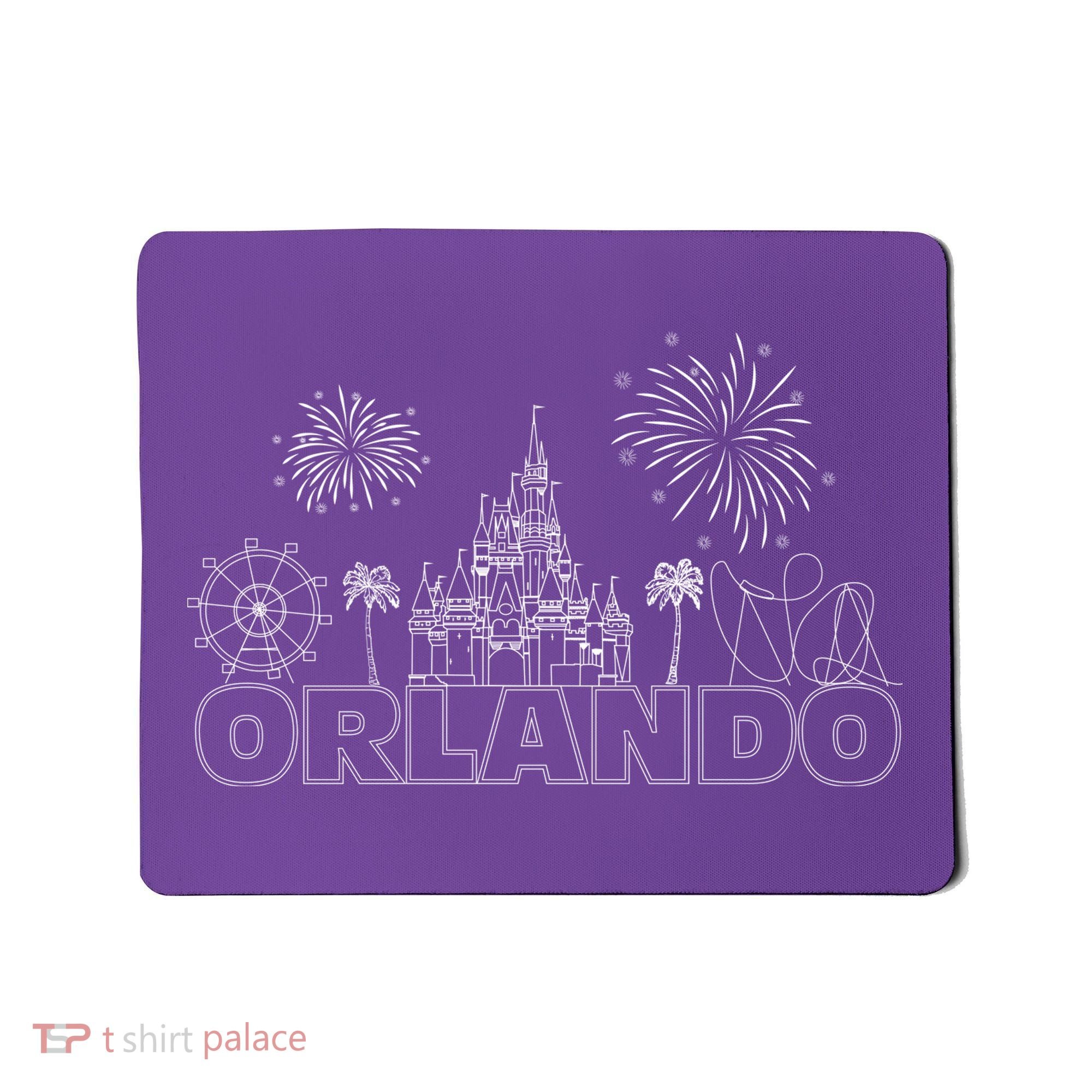 Orlando Florida Retroactive Skyline Mousepad