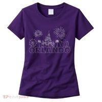 Orlando Florida Retroactive Skyline Women's T-Shirt thumb 0