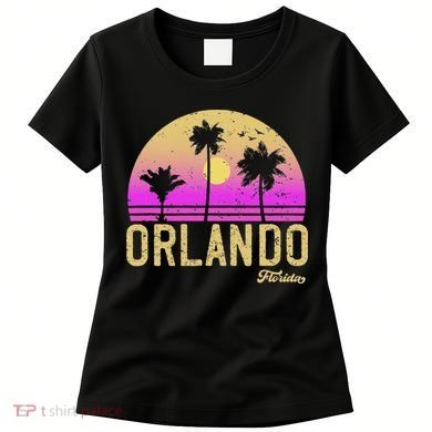 Orlando Florida Retro Vintage Sunset Women's T-Shirt